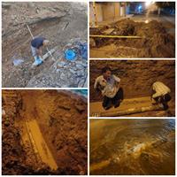 شکستگی خط انتقال آب در منطقه شمالی شوش در کوتاه‌ترین زمان رفع شد