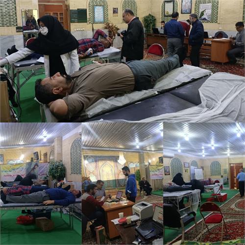با انگیزه نجات جان بیماران نیازمند؛ کارکنان آبفا خوزستان خون اهدا کردند