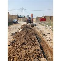 نوسازی 600 متر از شبکه آب روستای دربندغربی خرمشهر