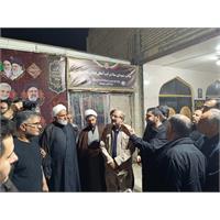 بازدید مسئولان ارشد وزارت نیرو و وزارت کشور از موکب شهدای سقای شرکت آب و فاضلاب خوزستان در مرز چذابه