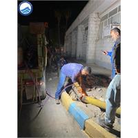 تعویض ۵۰ متر خط آبرسانی در منطقه باغ ملی مسجدسلیمان