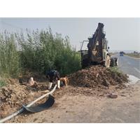 شکستگی خط انتقال آب شرب در منطقه عقیلی گتوند برطرف شد