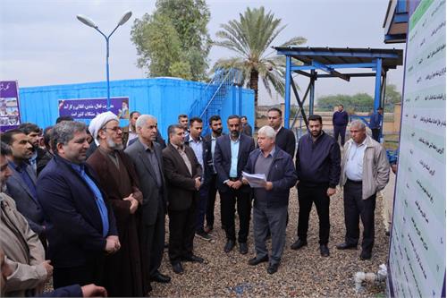 افتتاح پروژه آبرسانی  به 12 روستای سویسه اهواز با حضور استاندار خوزستان