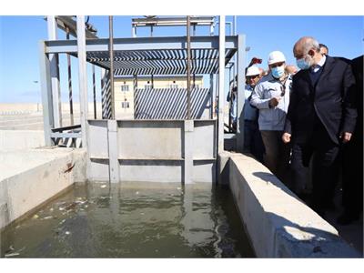 افتتاح تصفیه خانه فاضلاب شهرستان شادگان