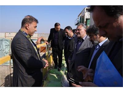 بازدید مدیر حراست شرکت مهندسی آبفا کشور از روند اجرایی پروژه فاضلاب اهواز