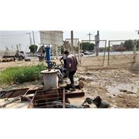 تعمیرات و اورهال در ایستگاه اصلی دیزل‌آباد خرمشهر برای آمادگی در برابر بارندگی